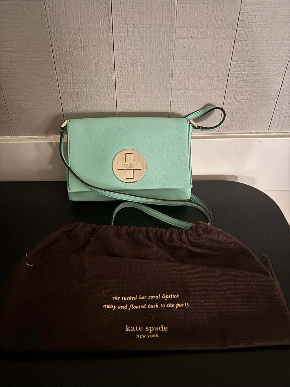 Kate Spade Mint Leather Crossbody